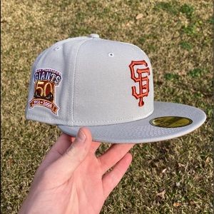 Grey San Francisco Giants Fitted 7 1/2